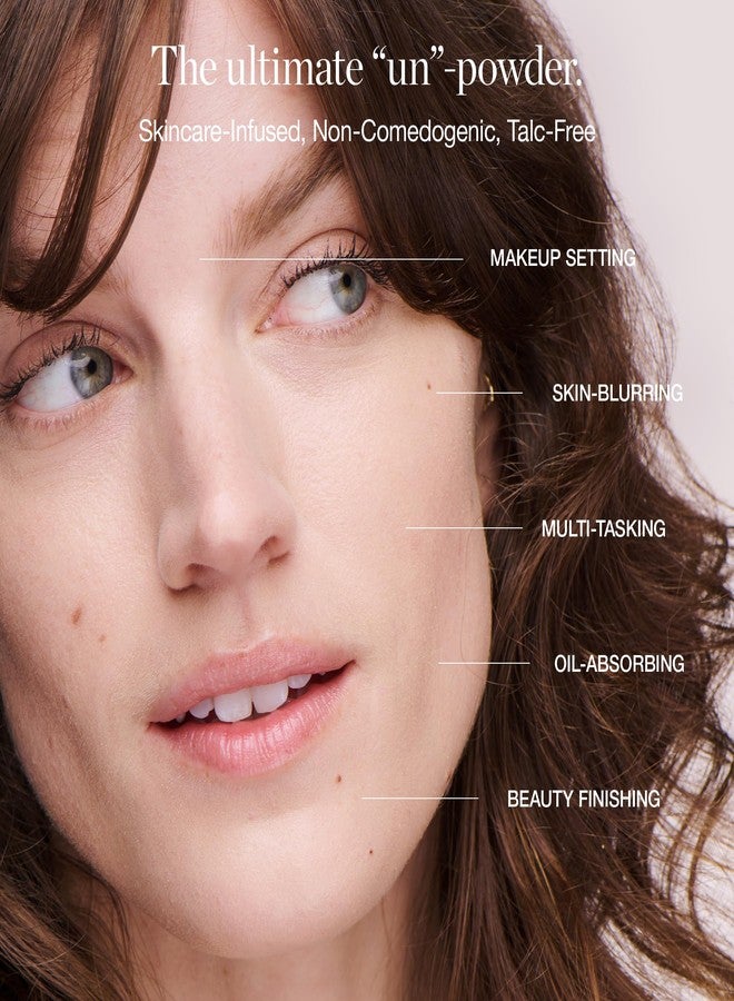 Ogee Sculpted Skin-Perfecting Makeup Setting Powder - Sand - FULL SET (Case & Refill) - Lightweight Powder Foundation Made with 70% Organic Ingredients - Image 3